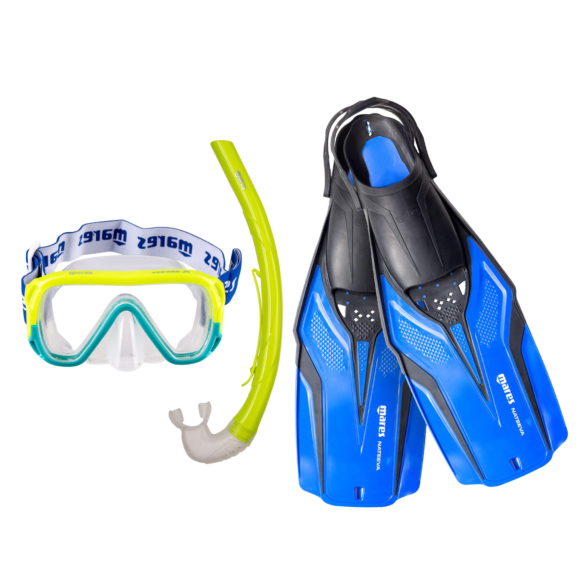 Set Mask & Snorkel & Fin Nateeva Keewee Junior (Mares Snorkeling) - Image 2